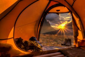 Settle Outdoor - Essentials for Outdoor Adventure - Sleeping Bag in a Tent